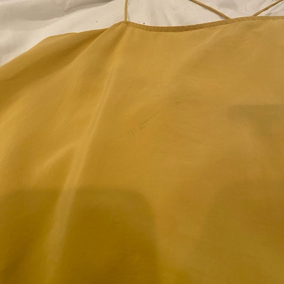 Theory delicate silk tank top in color Pollen - Picture 5 of 10